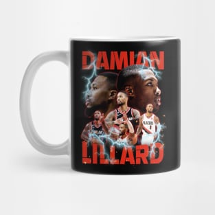 RETRO VINTAGE DAMIAN LILLARD TRAILBLAZERS BOOTLEG Mug